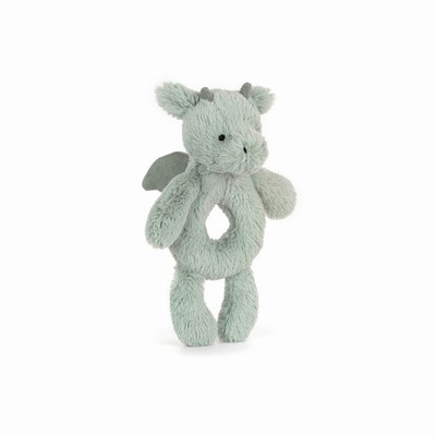 Jellycat Bashful Dragon Ring Rattle New Zealand | SLAYP8934